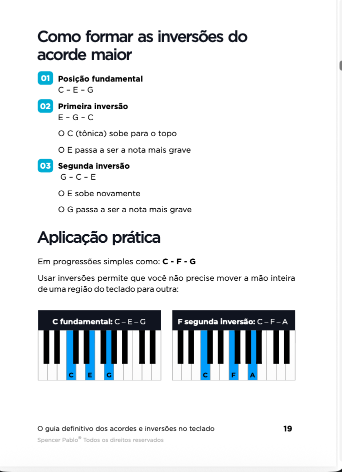 Como formar inversões