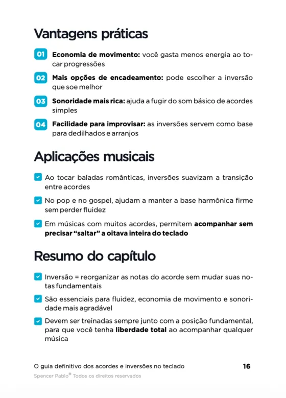 Vantagens práticas