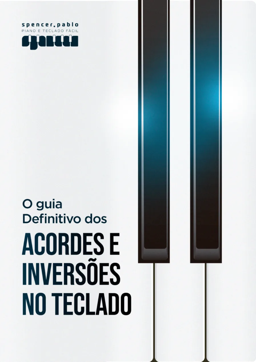 Capa da apostila Acordes e Inversões no Teclado